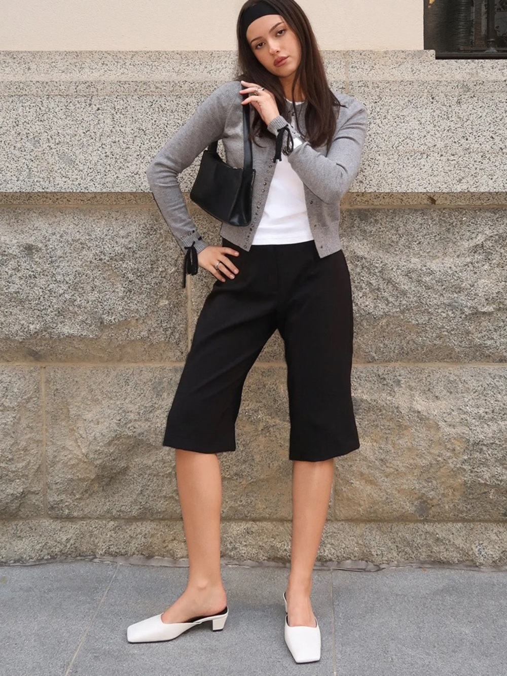 Tony Bianco Harriet Dove Nappa Block Heel Mules